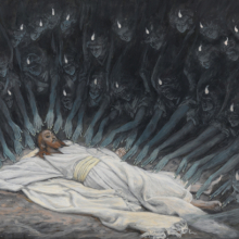 James Tissot: Jesus Ministered to by Angels