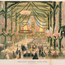 Brooklyn Sanitary Fair, 1864: Knickerbocker Hall, from The Manual of the Common Council of the City 