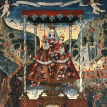Our Lady of Cocharcas Under the Baldachin