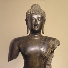 Head and Torso of a Buddha