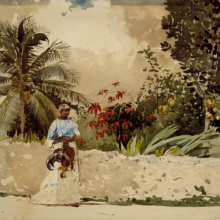 Winslow Homer: On the Way to Market, Bahamas
