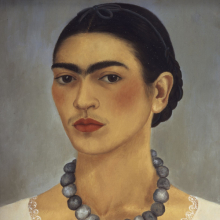 Frida Kahlo: Self-Portrait with a Necklace