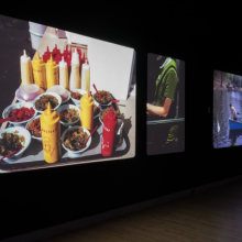 Installation view of Garry Winogrand: Color
