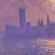 Claude Monet: Houses of Parliament, Effect of Sunlight
