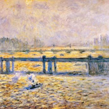 Claude Monet: Charing Cross Bridge, Reflections on the Thames