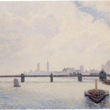 Camille Pissarro: Charing Cross Bridge, London