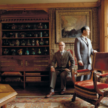Gilbert & George in their London home