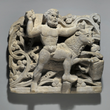 Hercules Smiting Acheloos in the Form of a Bull