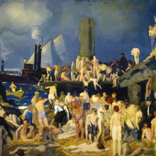 George Wesley Bellows: Riverfront No.1