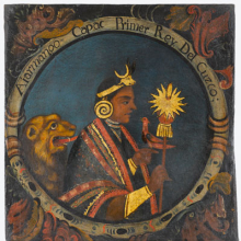 Manco Capac, First Inca, 1 of 14 Portraits of Inca Kings