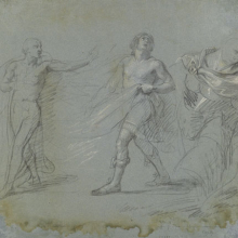 John Singleton Copley: Studies for “Saul Reproved by Samuel in Not Obeying the Commandments of the Lord” 
