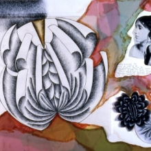 Judy Chicago: Study for Virginia Woolf plate