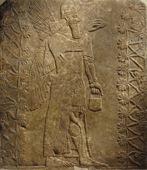 Winged Genie from Nimrud, Assyria