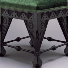 Attributed to Daniel Pabst: Side Chair detail