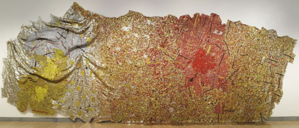 El Anatsui: Gravity and Grace (detail)