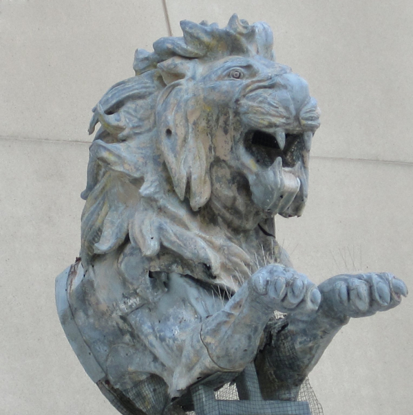 Hugo Haase: Lion, from the El Dorado Carousel, Coney Island, Brooklyn
