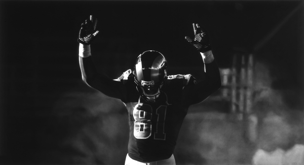 Robert Longo: Untitled (St. Louis Rams/Hands Up)