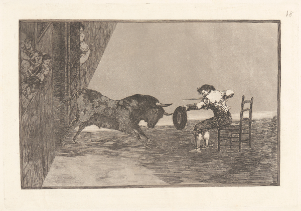 Francisco de Goya y Lucientes: The Daring of Martincho in the Ring at Saragossa