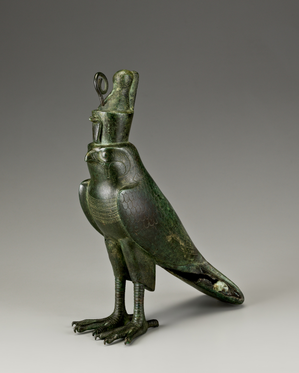 Horus Falcon-Form Coffin, From Egypt