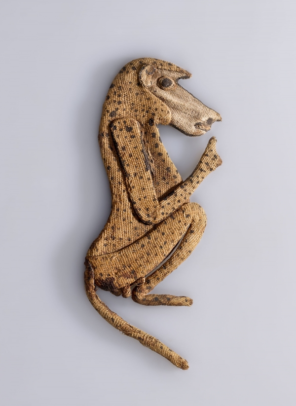 Baboon Appliqué. Possibly from Saqqara, Egypt