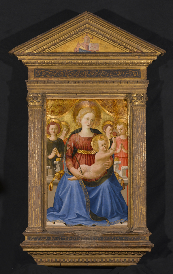 Zanobi Strozzi: Virgin and Child with Four Angels and the Redeemer