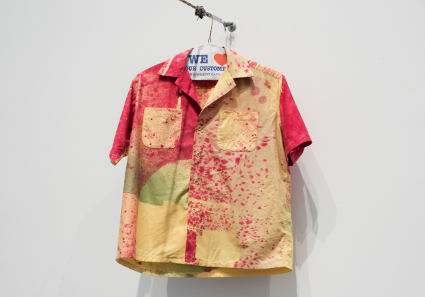 Eric N. Mack: Hand-dyed button-down shirt