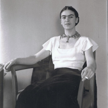 Lucienne Bloch: Frida Kahlo at the Barbizon Plaza Hotel, New York