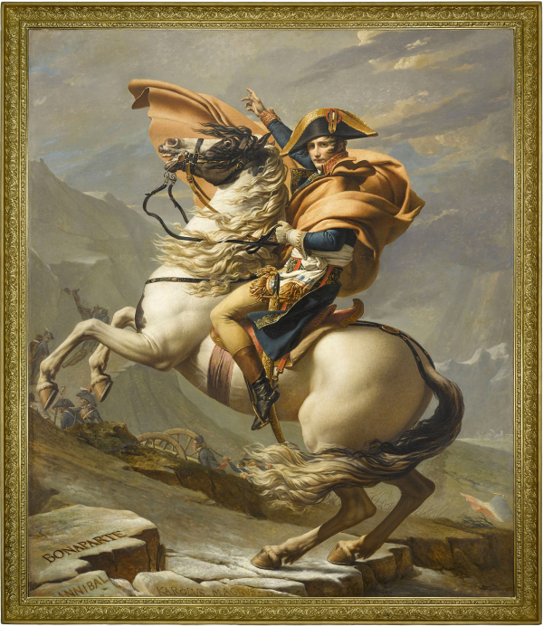 Jacques-Louis David: Bonaparte Crossing the Alps