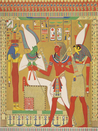 Tomb of Seti I at Thebes from Niccolo Rosellini's Monuments of Egypt and Nubia
