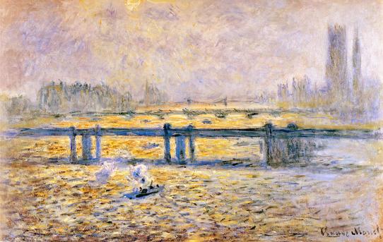 Claude Monet: Charing Cross Bridge, Reflections on the Thames