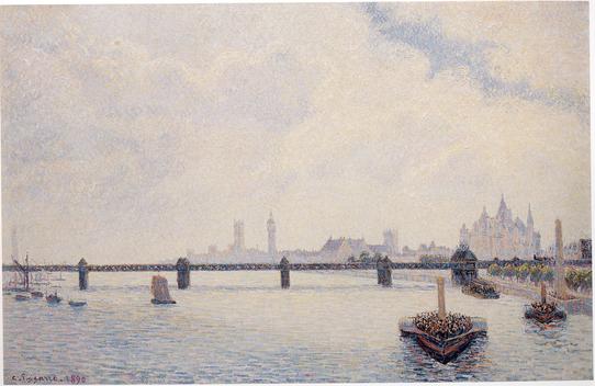 Camille Pissarro: Charing Cross Bridge, London