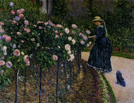 Gustave Caillebotte: Roses in the Garden at Petit Gennevilliers
