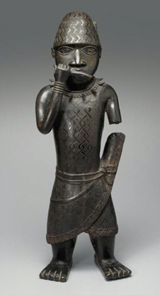Figure of a Horn Blower