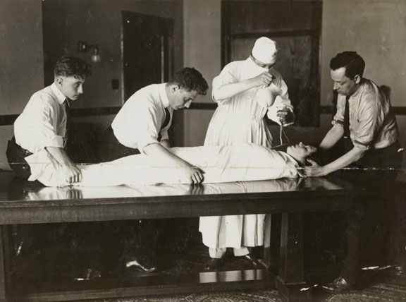 Djuna Barnes, being forcibly fed