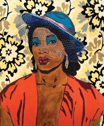 Mickalene Thomas: Qusuquzah, une très belle négresse #2