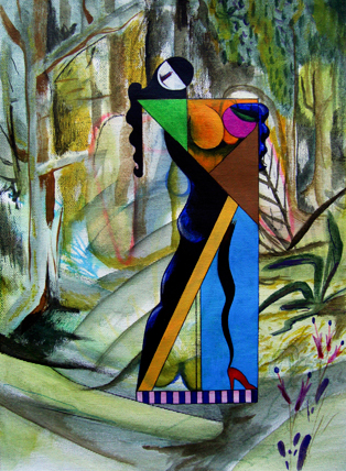 Adriana Minoliti: Pictures of nude women having sex (but only parts of the body are shown)