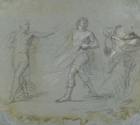 John Singleton Copley: Studies for “Saul Reproved by Samuel in Not Obeying the Commandments of the Lord”