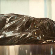 <p>Abdi Farah. <i>Home</i>, 2010. Oil on linen, 53 × 96 in. (134.6 × 243.8 cm). Courtesy of Magical Elves</p>