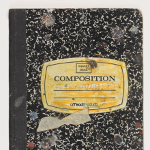 Jean-Michel Basquiat: Untitled Notebook (front cover)