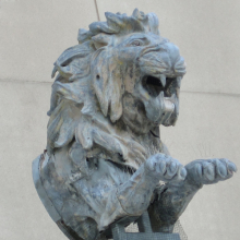 Hugo Haase: Lion, from the El Dorado Carousel, Coney Island, Brooklyn