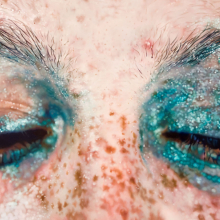 
                           
                           Marilyn Minter (American, born 1948). Blue Poles, 2007. Enamel on metal, 60 x 72 in. (152.4 x 182.9 cm). Private collection, Switzerland
                           
                           