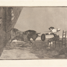 Francisco de Goya y Lucientes: The Daring of Martincho in the Ring at Saragossa 