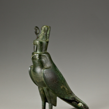 Horus Falcon-Form Coffin, From Egypt