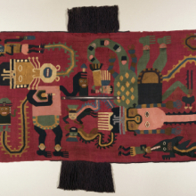 <p>Nasca artist. <em>Poncho</em>, 100–200. South Coast, Peru. Camelid fiber, 74<sup>7</sup>/<sub>16</sub> x 27<sup>9</sup>/<sub>16</sub> in. (189.1 x 70 cm). Brooklyn Museum; Alfred W. Jenkins Fund, 34.1579</p>