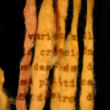 Cecilia Vicuña: Quipu Inscribed