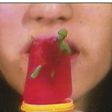 <p>Gloria Camiruaga (Chile 1941–2006 Chile). <em>Popsicles</em>, 1982–84. Video, color, sound; 6:00 min. Museo de Arte Contemporáneo (MAC), Facultad de Artes Universidad de Chile. © Gloria Camiruaga</p>