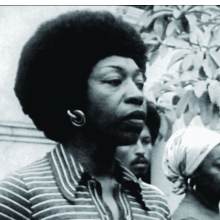 <p>Victoria Santa Cruz (Peru 1922–2014 Peru). <em>Me gritaron negra</em> (They shouted black at me), 1978. Documentation of performance, excerpted from the documentary Victoria—Black and Woman, 1978. Director: Torgeir Wethal; producer: Odin Teatret Film Video. Video, black and white, sound; 3:58 min. OTA-Odin Teatret Archives</p>