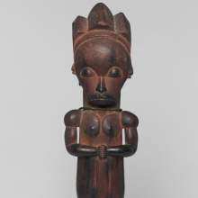 An Ntem River Valley Master (Fang peoples, Mvaï subgroup): Reliquary Guardian Figure (Eyema-o-Byeri)