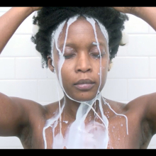 <p>Delphine Fawundu-Buford (American, born 1971). Still from <em>the cleanse</em>, 2017. Single-channel video (color, sound): 11 min., 28 sec. Collection of Tracy and Phillip Riese. © Adama Delphine Fawundu</p>