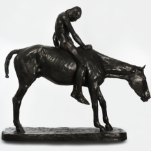 <p>Charles Cary Rumsey (American, 1879–1922). <em>The Dying Indian</em>, circa 1904. Bronze, 113 × 101 × 31 in. (287 × 256.5 × 78.7 cm). Brooklyn Museum; Gift of Mrs. Charles Cary Rumsey, 30.917. (Photo: Brooklyn Museum)</p>